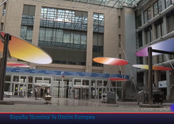UE: Arranca la Presidencia Española en Bruselas con la obra 'Paisaje Solar' | RTVE Noticias