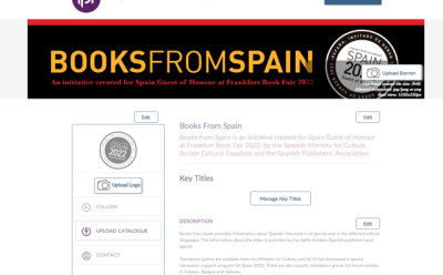 Nace el portal ‘Books from Spain’ para impulsar la traducción de libros españoles