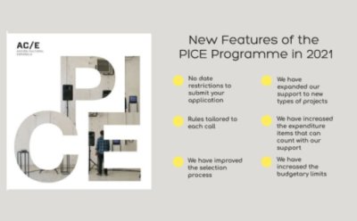 New Features of the PICE Mobility Programme 2021