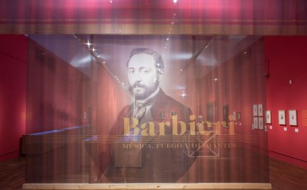 Photos of the exhibition about Barbieri