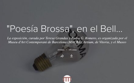 "Poesía Brossa", en el Bellas Artes