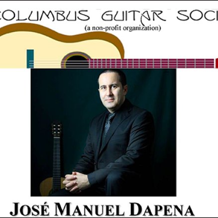 José Manuel Dapena performs for the Columbus Guitar Society 2017