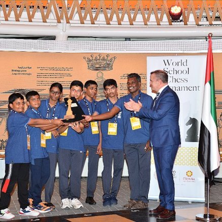 El equipo de India Velammal Nexus se proclama campeón del Torneo Escolar de Ajedrez - España Expo Dubai 2020