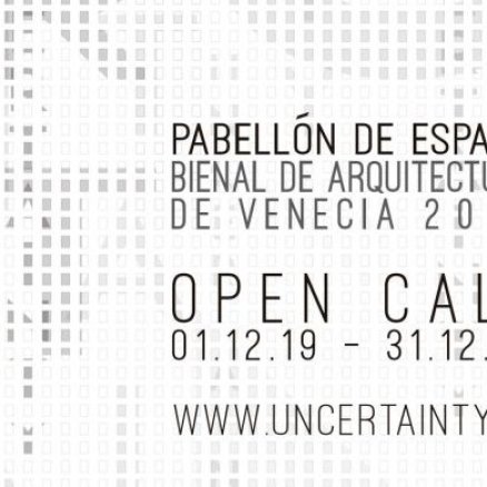 Convocatoria abierta: proyectos para el Pabellón de España en la Bienal de Arquitectura de Venecia 2020