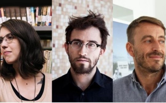 Javier Montes, Luisa Geisler, Daniel Saldaña. Residencia de Escritores Malba 2019